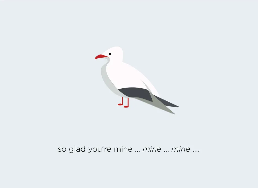 Seagull: So Glad You're Mine... Halifax Paper Hearts