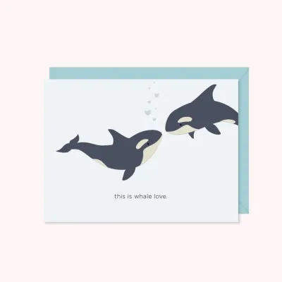 Whale Love. Halifax Paper Hearts