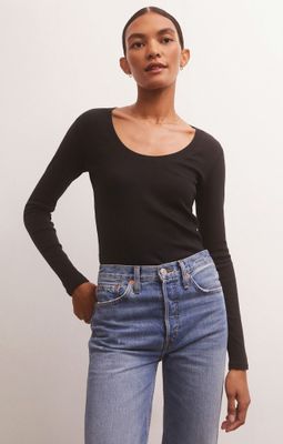 Z Supply Sirena Rib Longsleeve Tee
