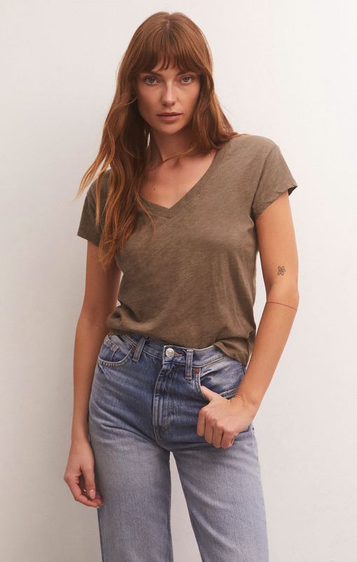 Z Supply Modern Milkshake V-Neck Tee Z Supply Modern Milkshake V-Neck Tee
