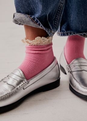 Free People Beloved Waffle Knit Ankle
