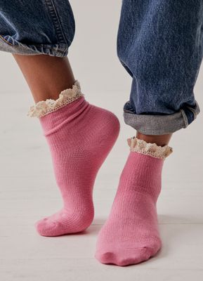 Free People Beloved Waffle Knit Ankle