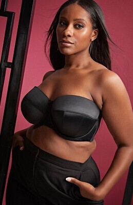 Panache Dana Strapless Bra Black Panache Dana Strapless Bra Black