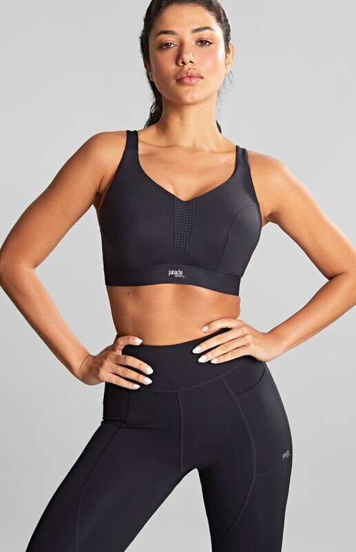 Panache Endurance Wired Non Padded Sports Bra Black