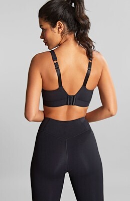 Panache Endurance Wired Non Padded Sports Bra Black