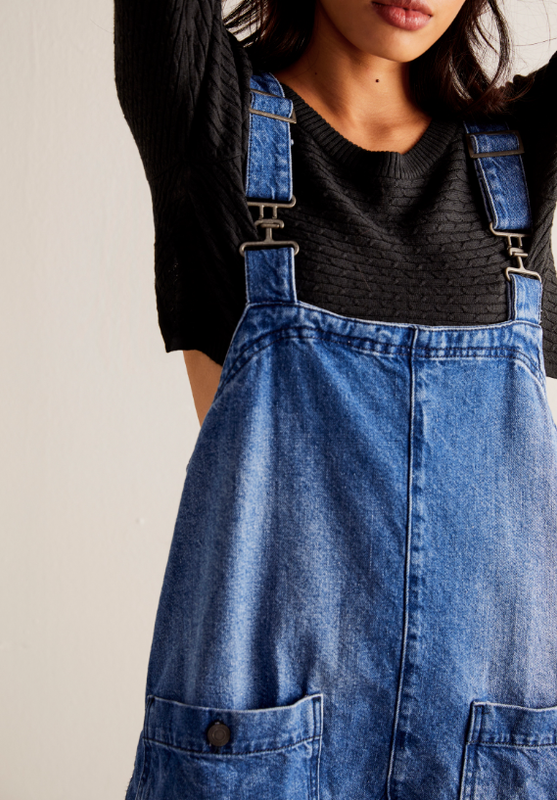 Free People Overall Smock Mini
