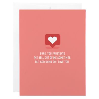 Classy Cards Frustrate Greeting Card