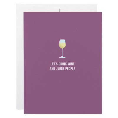 Classy Cards Judge People Greeting Card
