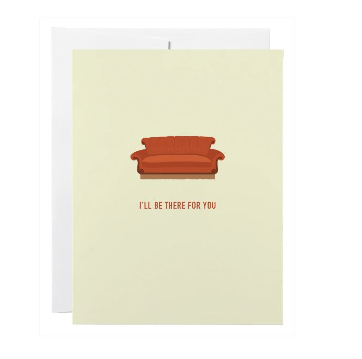 Classy Cards Couch Friends Greeting Card
