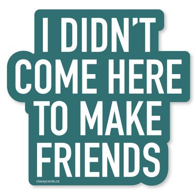 Classy Cards Sticker Make Friends Classy Cards Sticker Make Friends