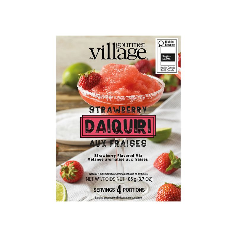 Gourmet Village Strawberry Daiquiri Drink Mix