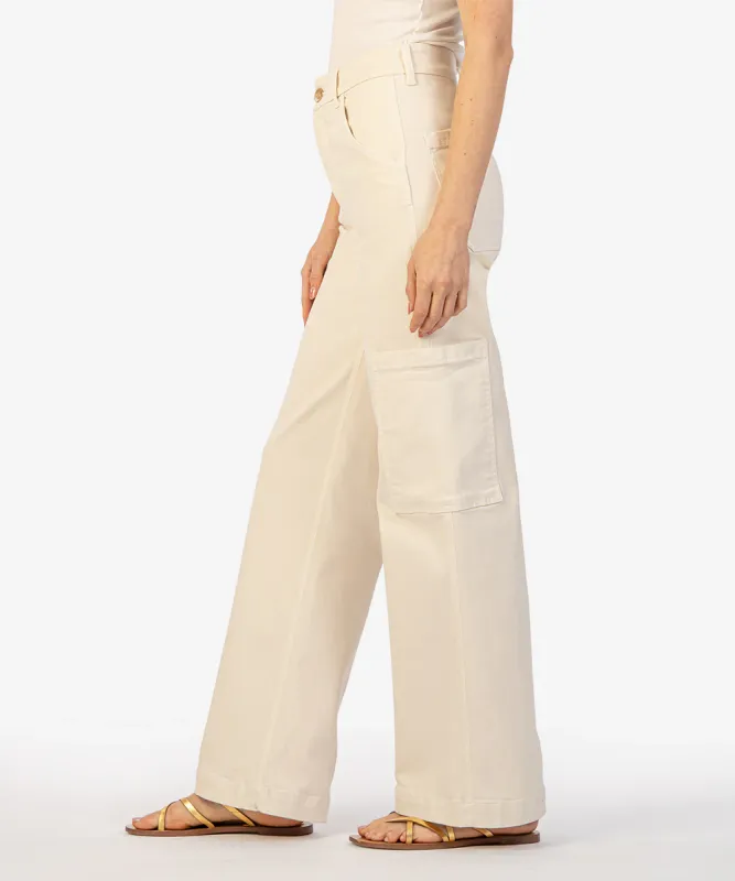 Kut From The Kloth Jodi HR Fab Ab Carpenter Ecru