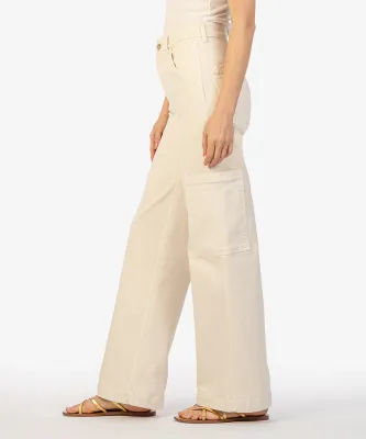 Kut From The Kloth Jodi HR Fab Ab Carpenter Ecru