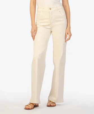 Kut From The Kloth Jodi HR Fab Ab Carpenter Ecru