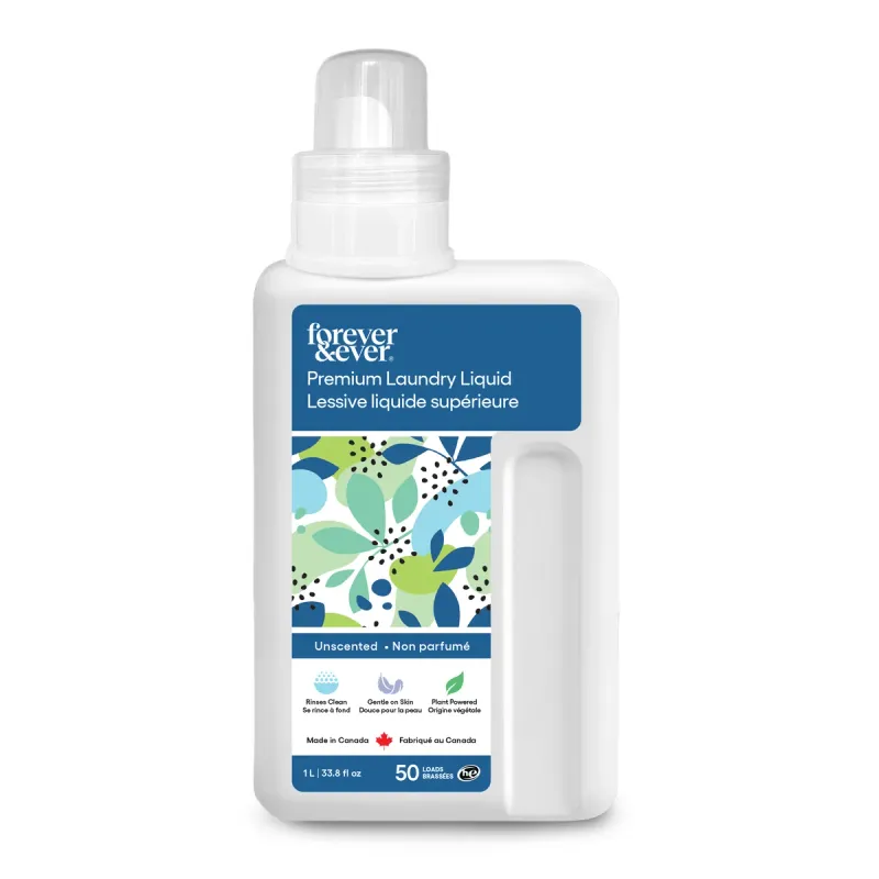Forever &amp; Ever Laundry Detergent Liquid Unscented 1L