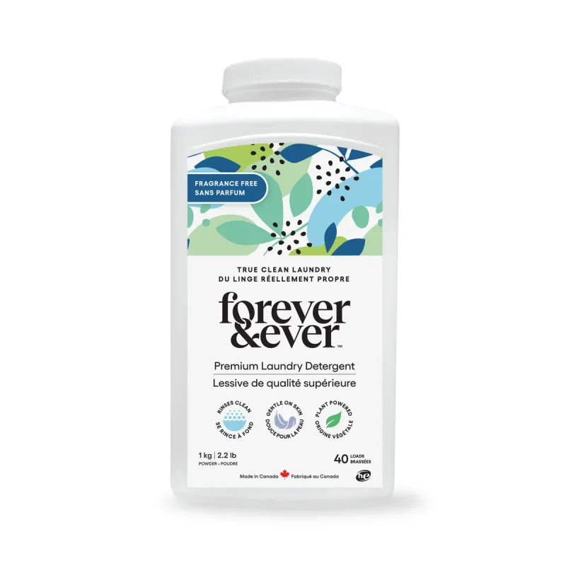 Forever &amp; Ever Laundry Detergent Powder Unscented 1kg