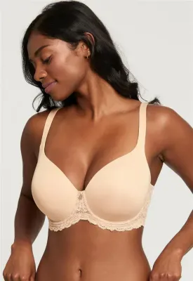 Montelle Pure Plus Full Coverage T-Shirt Bra Sand