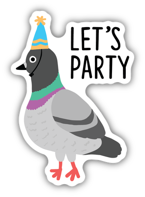 Stickers Northwest Let's Party Pigeon
