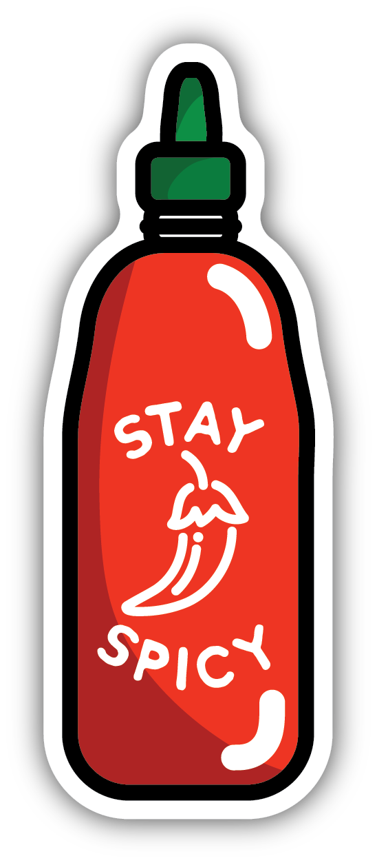 Stickers Northwest Spicy Sauce Bottle