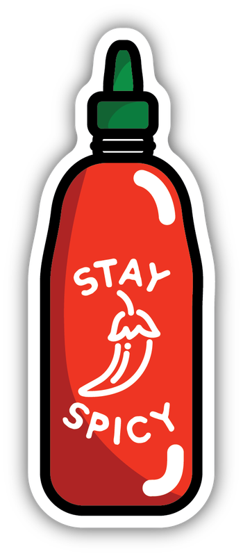 Stickers Northwest Spicy Sauce Bottle