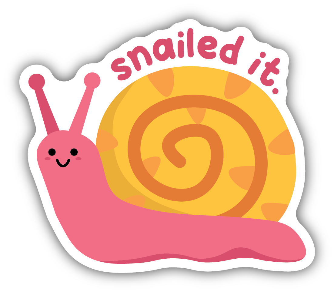 Stickers Northwest Snailed It Snail