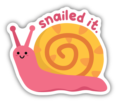 Stickers Northwest Snailed It Snail