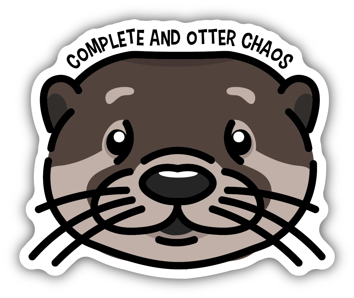 Stickers Northwest Complete And Otter Chaos River Otter