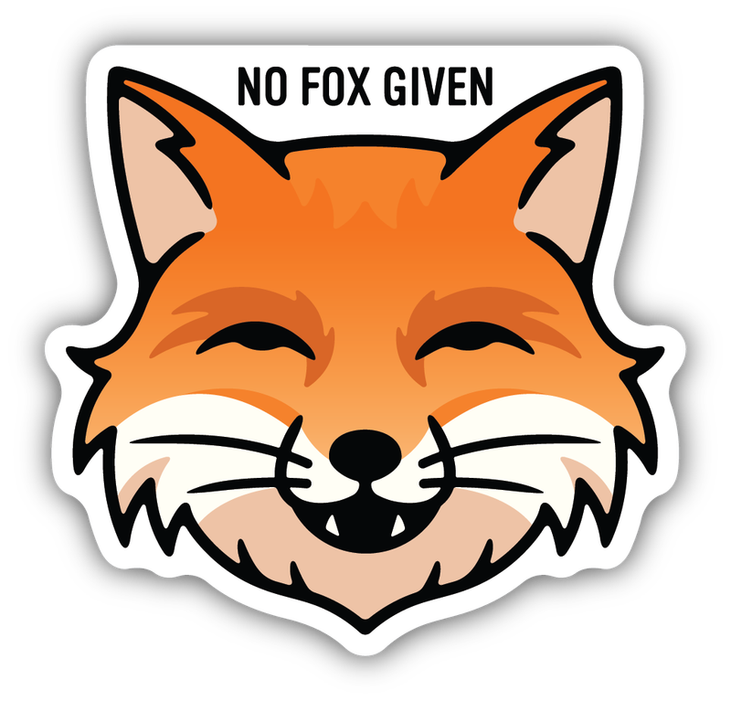 Stickers Northwest No Fox Given Fox Face