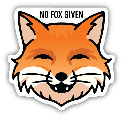 Stickers Northwest No Fox Given Fox Face
