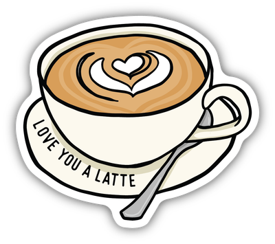 Stickers Northwest Love You A Latte