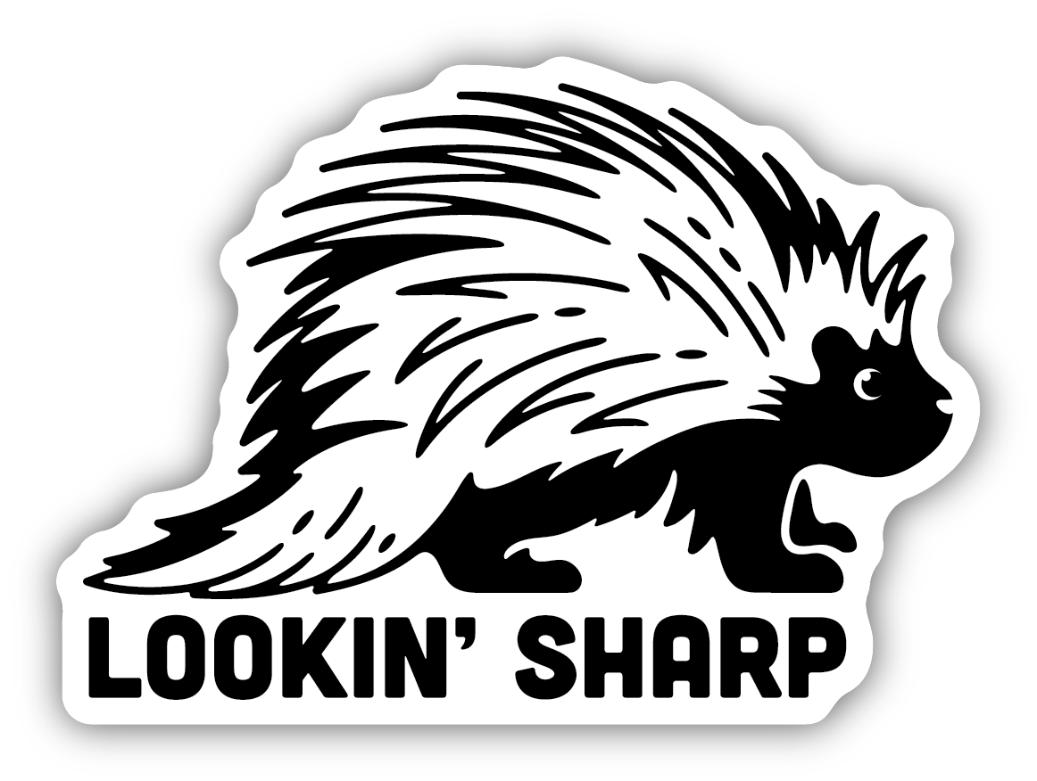 Stickers Northwest Looking Sharp Porcupine