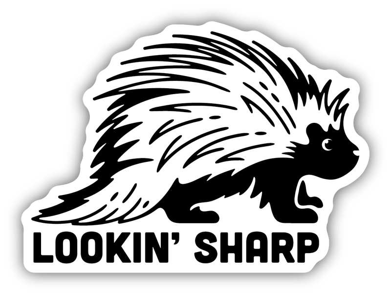 Stickers Northwest Looking Sharp Porcupine