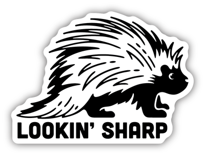 Stickers Northwest Looking Sharp Porcupine