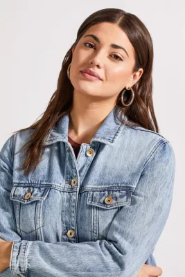 Tribal Long Denim Duster
