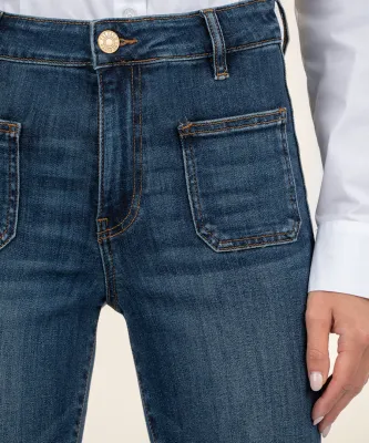 Kut From The Kloth Ana Flare Patch Pocket Deductiv