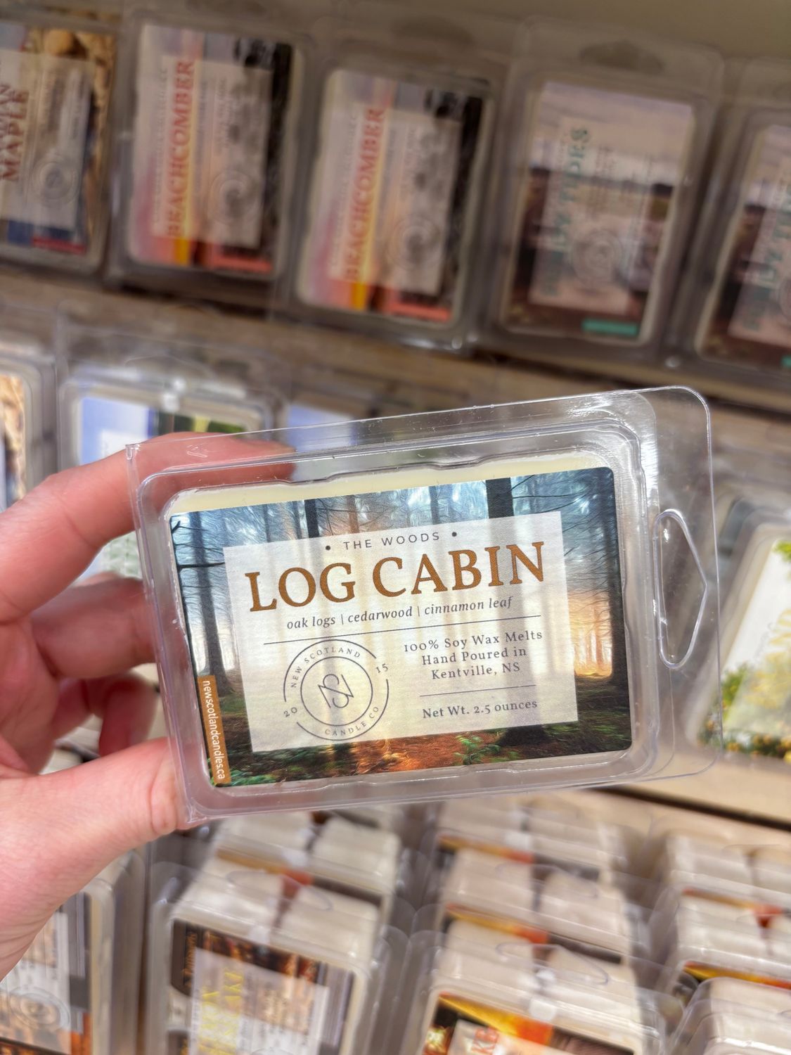 New Scotland Candle Co. Log Cabin Melts New Scotland Candle Co. Log Cabin Melts