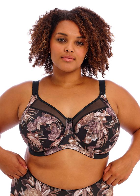 Goddess Kayla Underwire Bra Dark Tropical