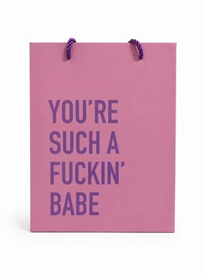 Classy Cards Gift Bag Medium Fuckin' Babe