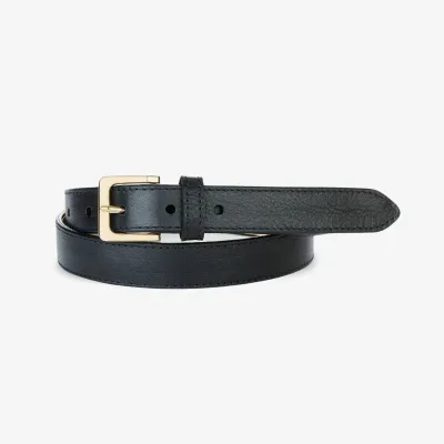 Brave Millie Belt Black Vachetta Gold Brave Millie Belt Black Vachetta Gold
