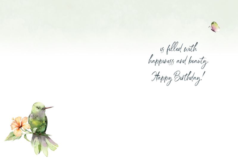 Hopper Studios Hibiscus Hummingbird