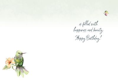 Hopper Studios Hibiscus Hummingbird