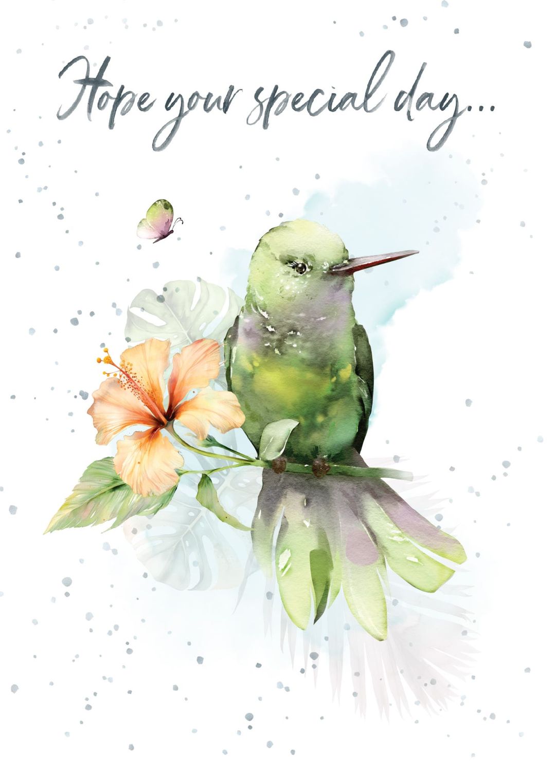 Hopper Studios Hibiscus Hummingbird