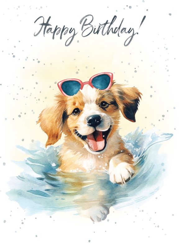 Hopper Studios Swimming Pup Hopper Studios Swimming Pup