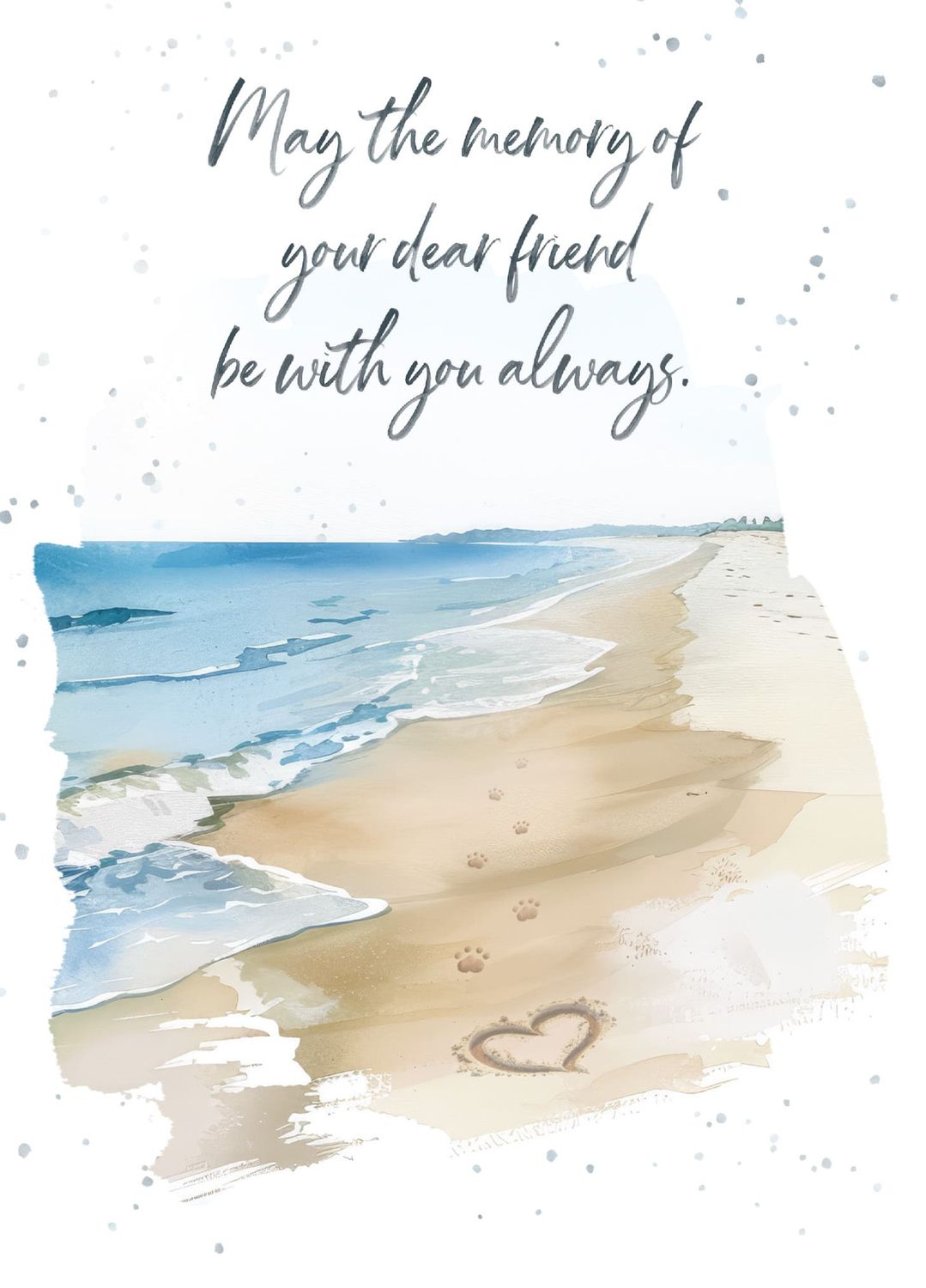 Hopper Studios Paw Prints in Sand