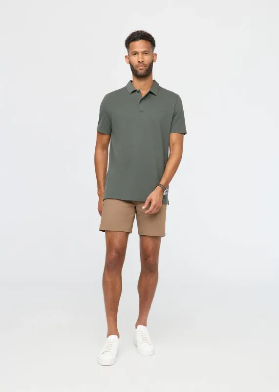 DUER Performance Polo Air Flow Pique Thyme