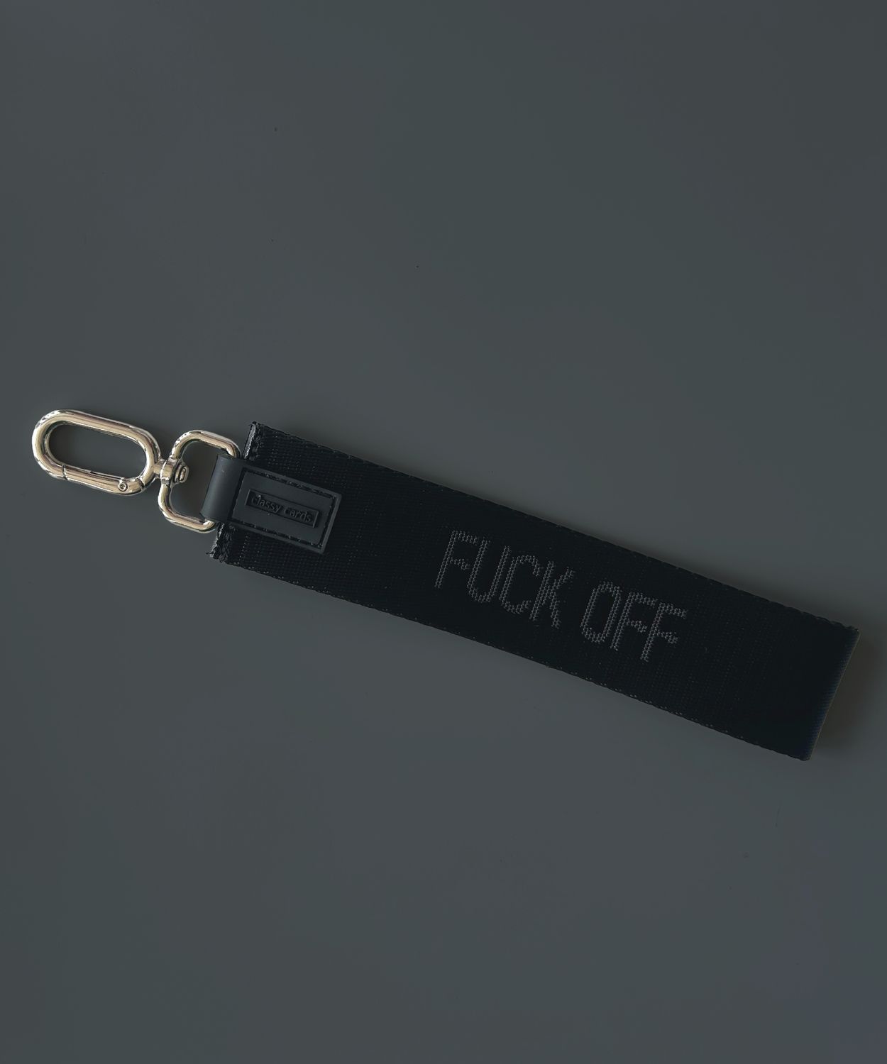 Classy Cards Wristlet Keychain Fuck Off