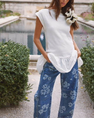 Free People Enya Mini Bright White