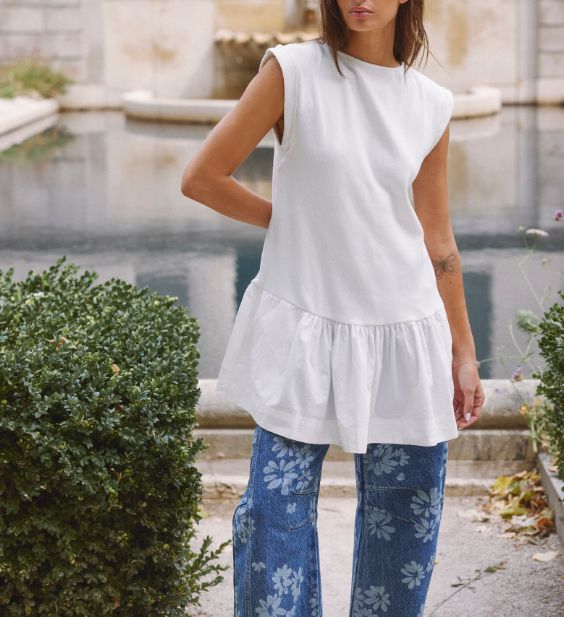 Free People Enya Mini Bright White