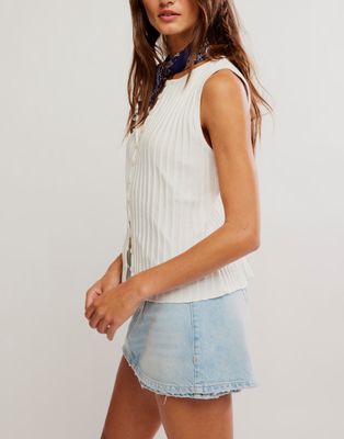 Free People Tilly Vest Ivory