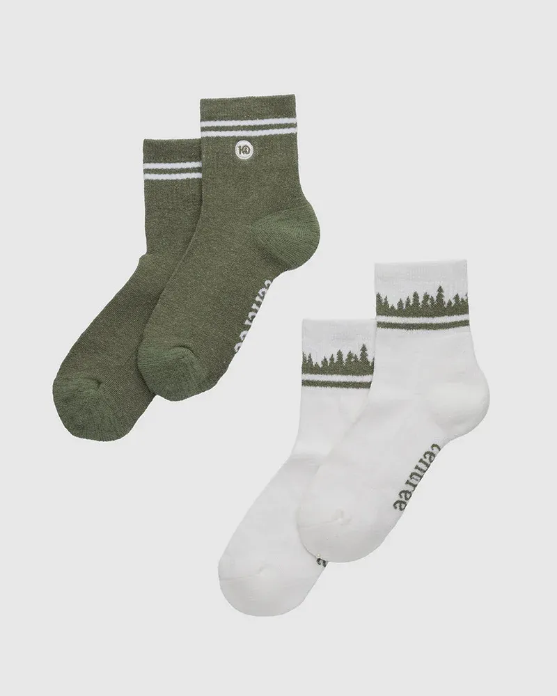 Ten Tree Cortes Socks 2-Pack